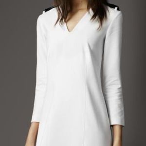 Burberry Braided Epaulet Shift Dress in Size 4